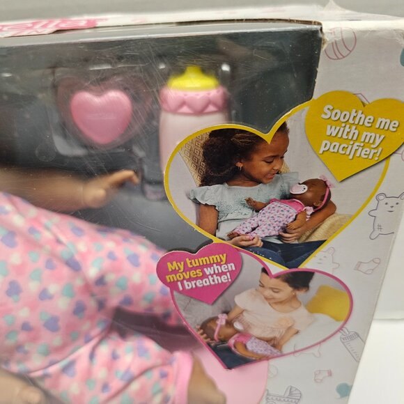 New Box Luvabella Newborn African American Interactive Life like Girl Doll Real - Picture 2 of 16